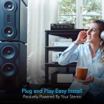 Pyle Home 4-Zone Channel Speaker Switch Selector-Premium New & Improved Switch Box Hub, Distribution Box for Multi-Channel High Powered Stereo Amp A/B/C/D Switches, 4 Pairs Of Speakers, Black – PSS4