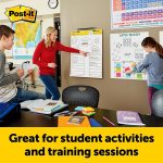 Post-it Super Sticky Easel Pad, 25 in x 30 in, White, 30 Sheets/Pad, 4 Pads/Pack, Great for Virtual Teachers and Students (559 VAD 4PK)