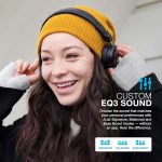 JLab Studio Bluetooth Wireless On-Ear Headphones, 30+ Hour Bluetooth 5 Playtime, EQ3 Sound, Ultra-Plush Faux Leather & Cloud Foam Cushions, Track and Volume Controls, Black