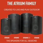Polk Audio Atrium 4 Outdoor Speakers with Powerful Bass (Pair, Black), All-Weather Durability, Broad Sound Coverage, Speed-Lock Mounting System