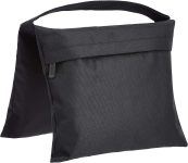 Amazon Basics Photographic Empty Sandbag for Light Stands, 4-Pack, Black