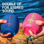 Ultimate Ears WONDERBOOM 3, Small Portable Wireless Bluetooth Speaker, Big Bass 360-Degree Sound for Outdoors, Waterproof, Dustproof IP67, Floatable, 131 ft Range – Performance Blue