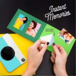 KODAK Printomatic Digital Instant Print Camera – Full Color Prints On ZINK 2×3″ Sticky-Backed Photo Paper (Blue) Print Memories Instantly