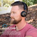 JLab Studio Bluetooth Wireless On-Ear Headphones, 30+ Hour Bluetooth 5 Playtime, EQ3 Sound, Ultra-Plush Faux Leather & Cloud Foam Cushions, Track and Volume Controls, Black